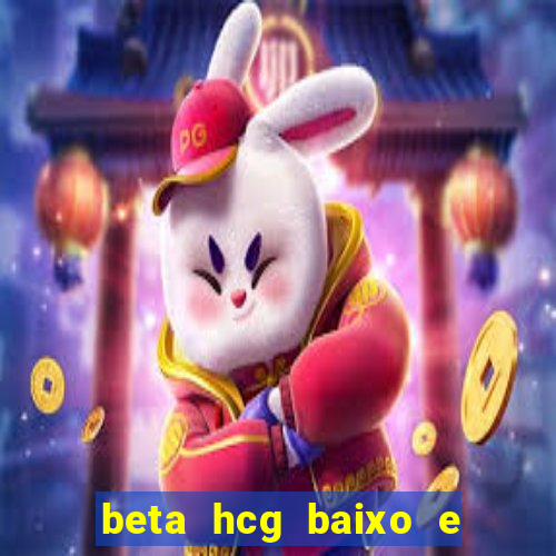 beta hcg baixo e gravidez evoluiu